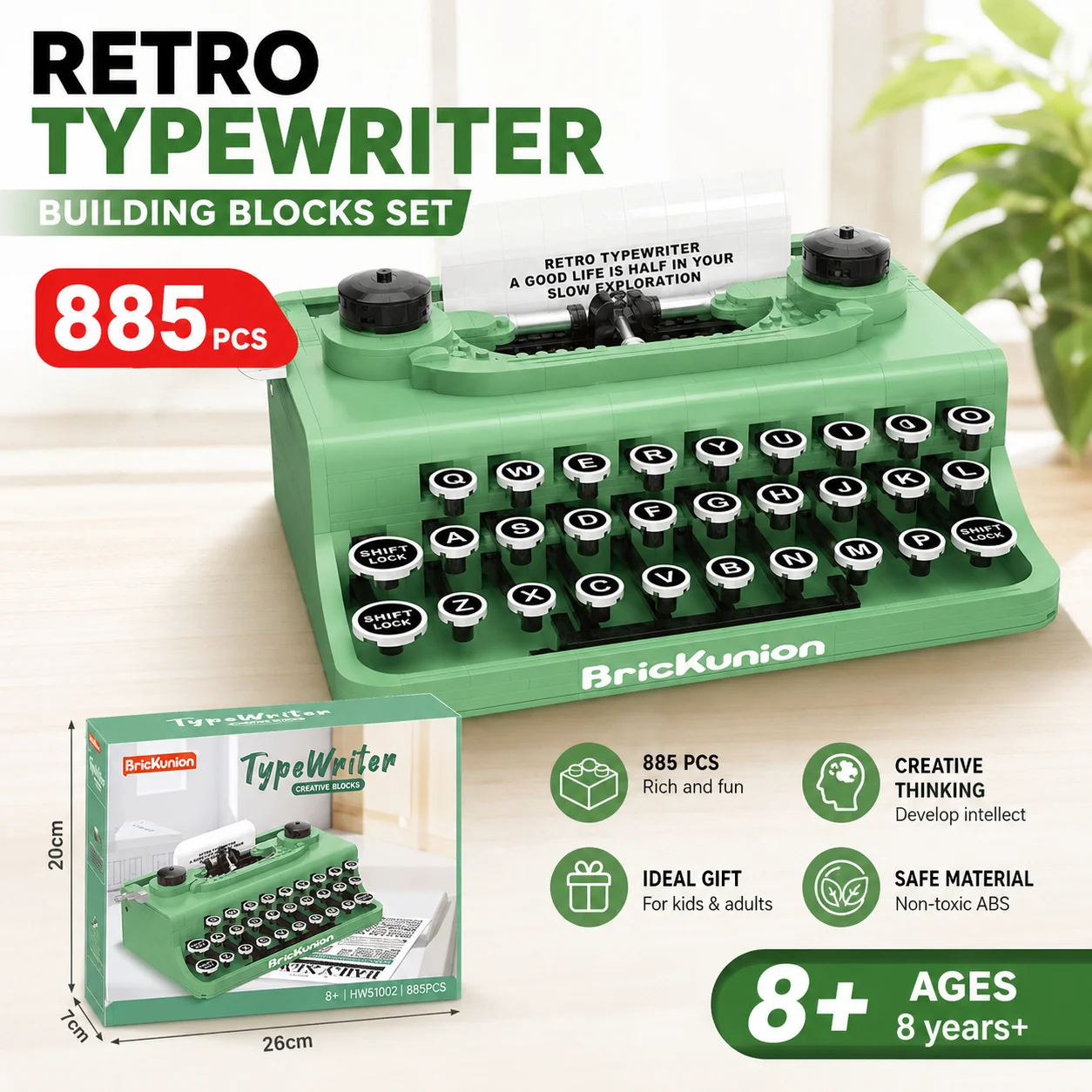 Lego Set Creator - 885pcs Set Mainan Blok Bangunan Mesin