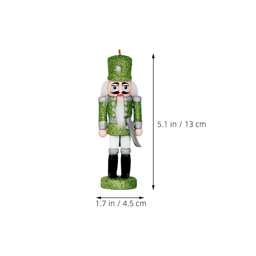 5 Buah Ornamen Natal Prajurit  - Nutcracker Figurine ulasan dan harga
