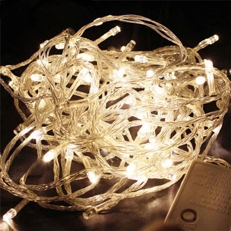 110V 220V 10M 100 Lampu LED Ra - Christmas Lights Outdoor ulasan dan harga