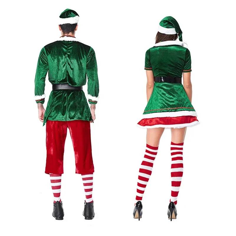 Kostum Cosplay Santa Claus Nat - Elf Costume Christmas ulasan dan harga