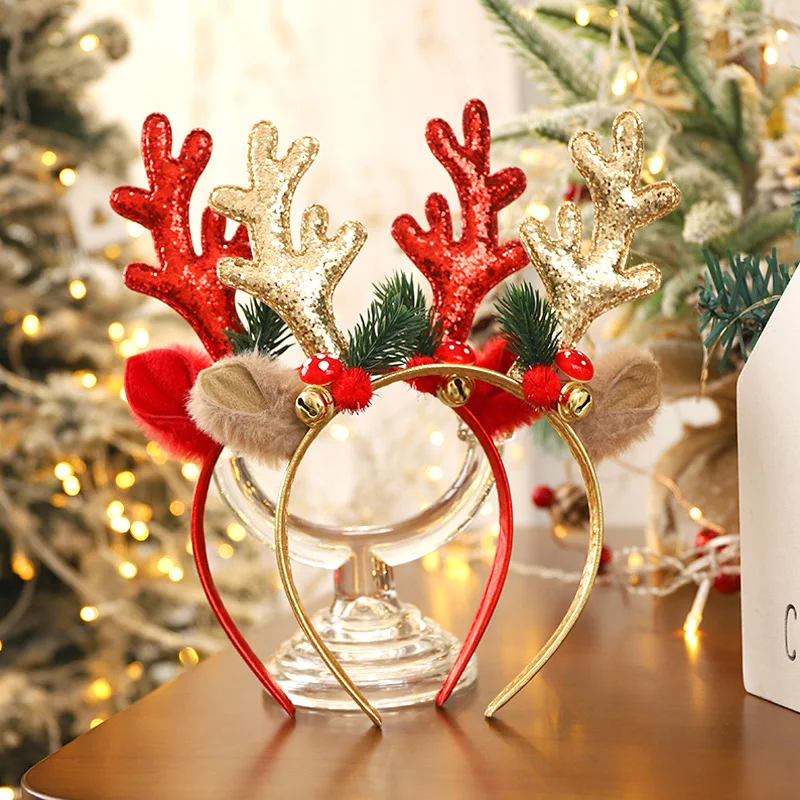 Bando Tanduk Rusa Berkilauan P - Reindeer Antlers Headband ulasan dan harga