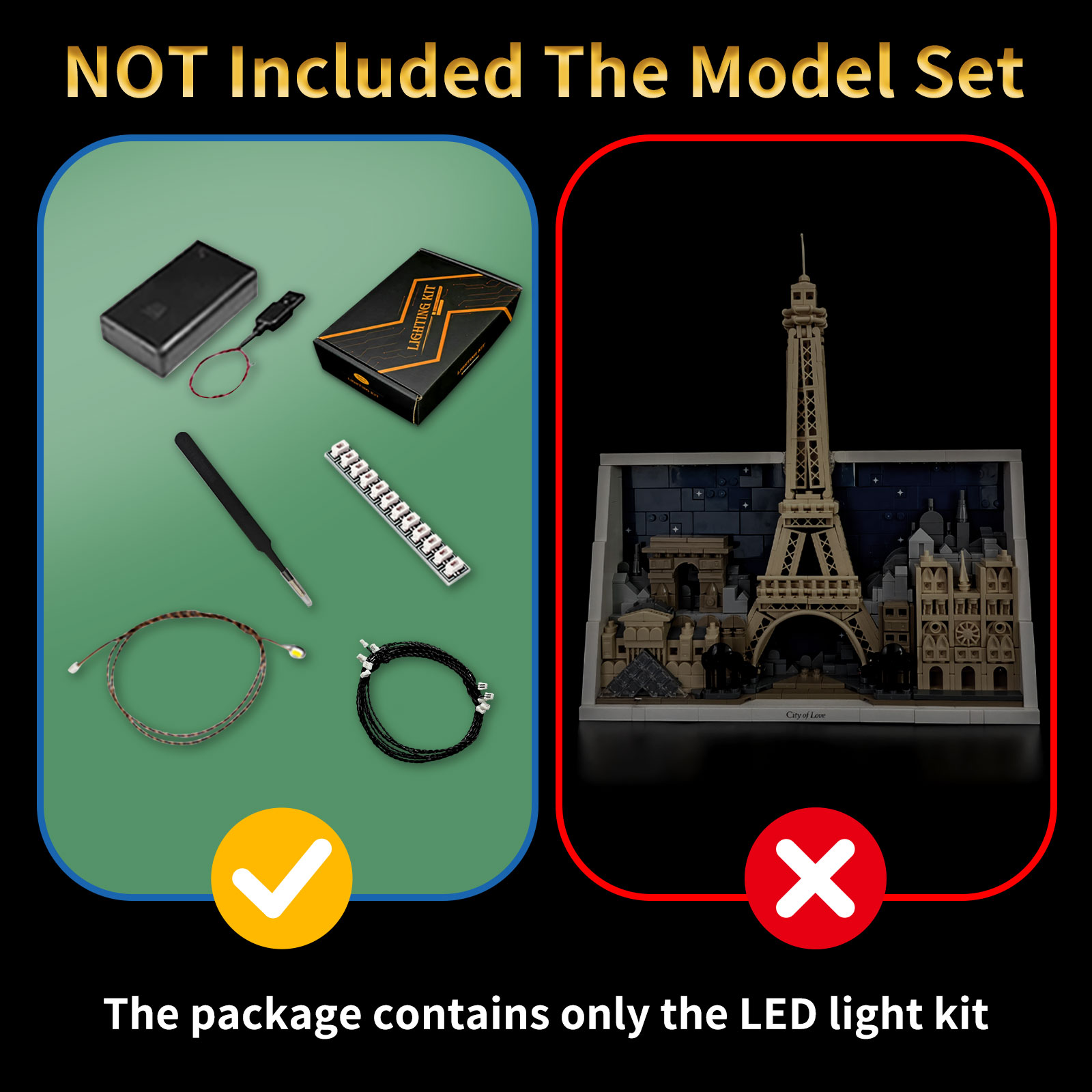 Kit Lampu LED LYBMTWF Kompatib - Lego Set Technic ulasan dan harga