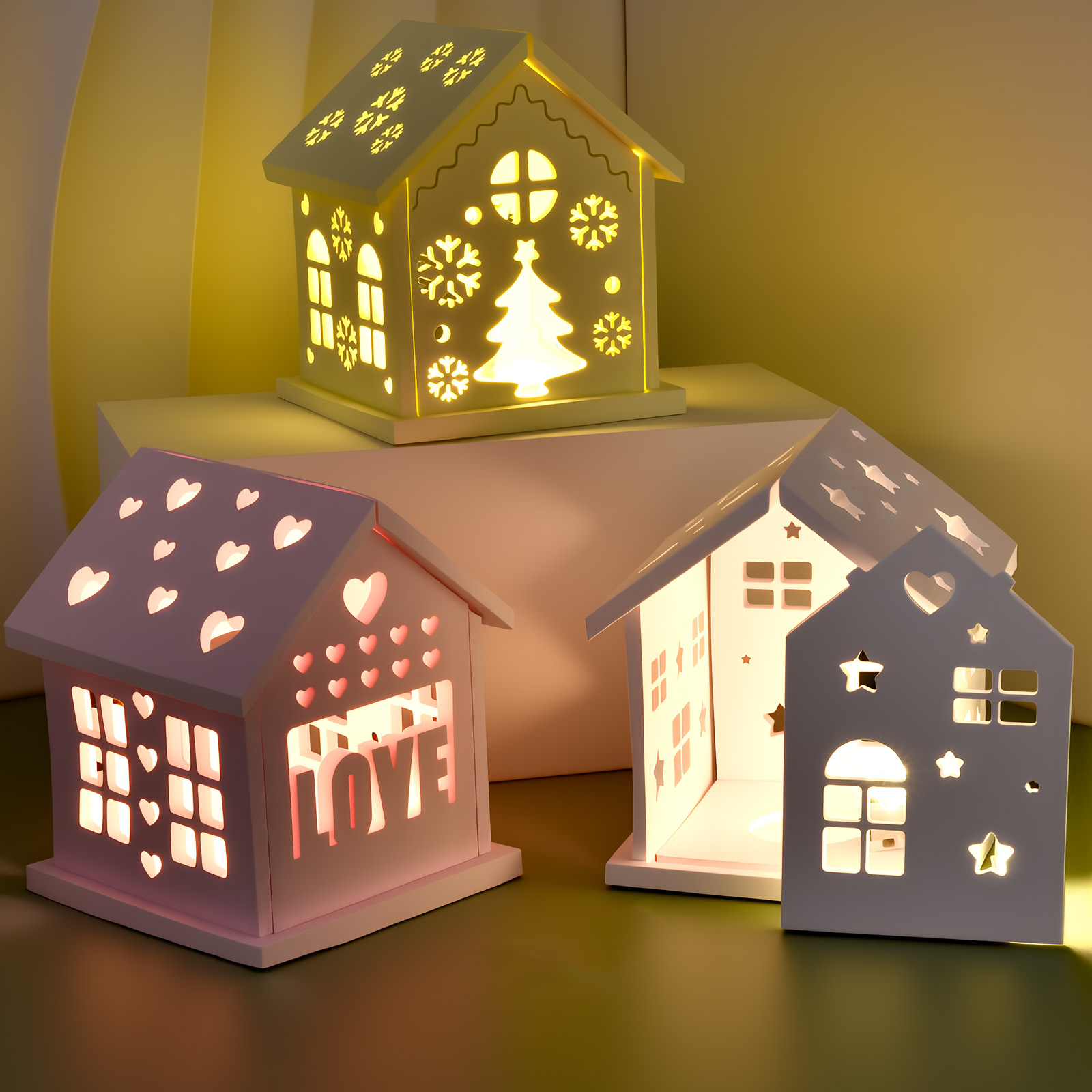Cetakan Silikon Rumah 3D DIY P - Holiday Candle Set ulasan dan harga