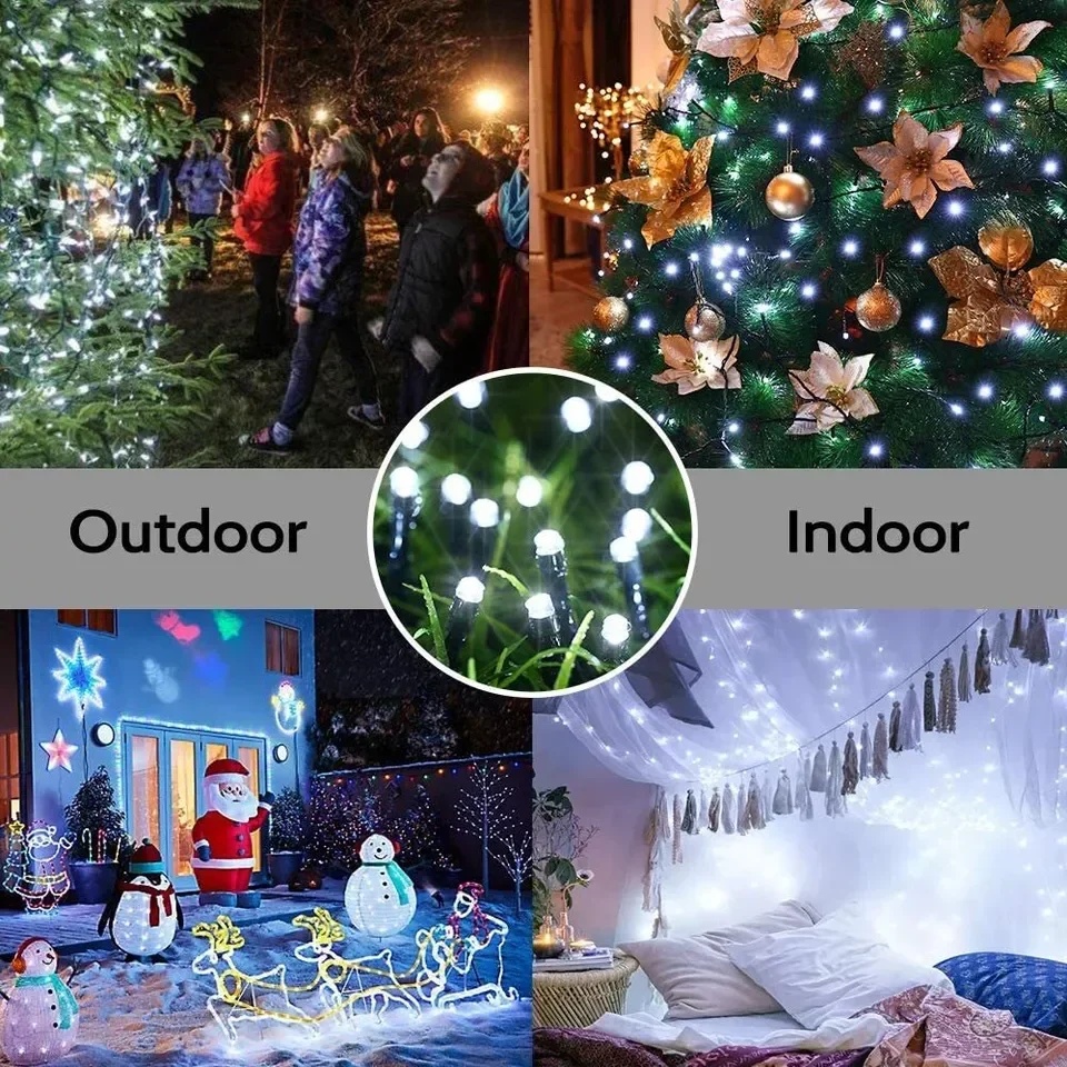Lampu Peri Luar Ruangan Tenaga - Christmas Lights Outdoor ulasan dan harga