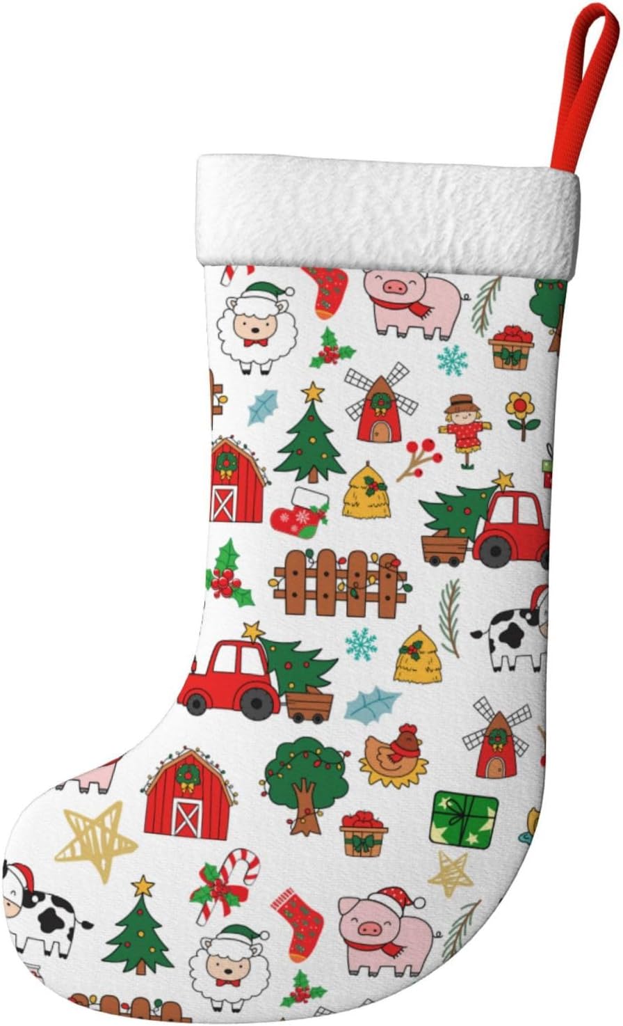 Kaus Kaki Natal Bertema Hewan  - Christmas Stocking Hanging ulasan dan harga