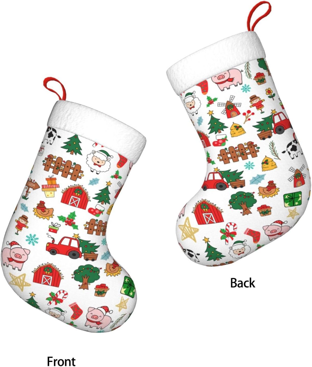 Kaus Kaki Natal Bertema Hewan  - Christmas Stocking Hanging ulasan dan harga