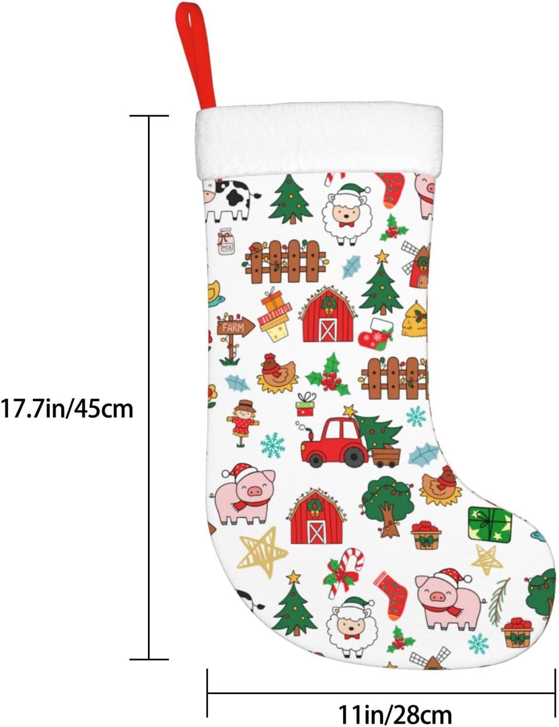 Kaus Kaki Natal Bertema Hewan  - Christmas Stocking Hanging ulasan dan harga