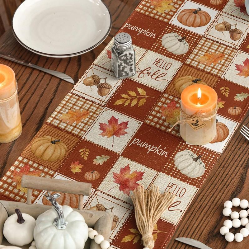 VIKAMA Taplak Meja Linen Motif - Christmas Table Runner ulasan dan harga
