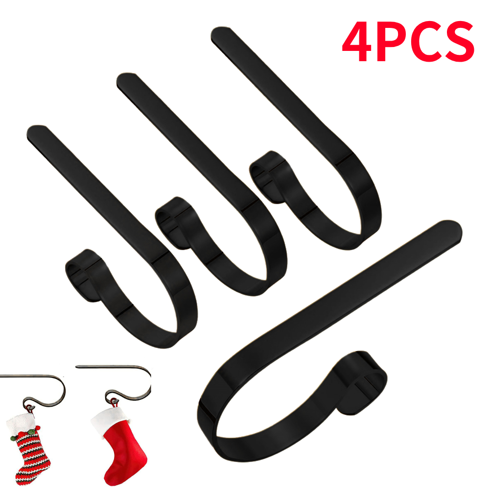 4 Buah Gantungan Besi Hitam un - Christmas Stocking Hanging ulasan dan harga