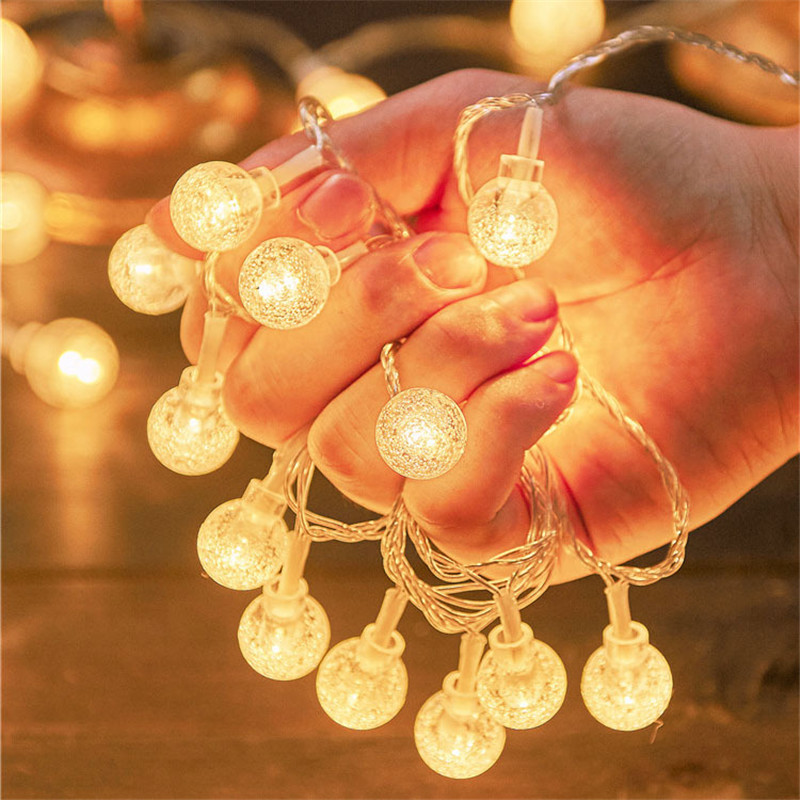 Lampu Peri LED Bola Kristal Be - Led Fairy String Lights ulasan dan harga