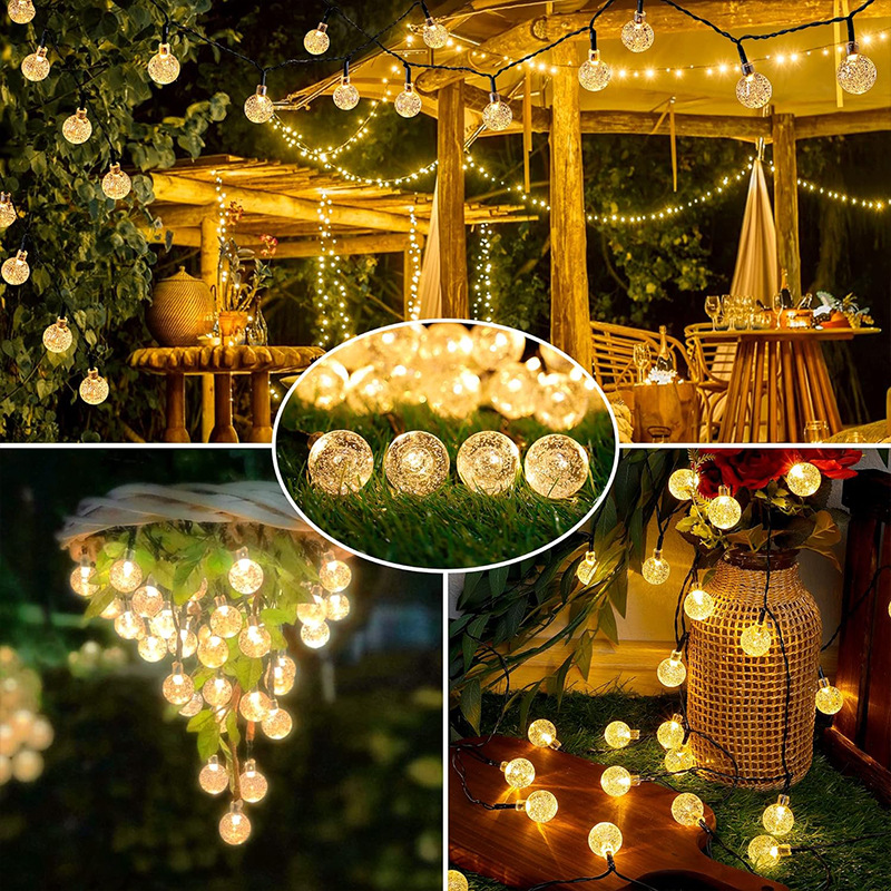 Lampu Peri LED Bola Kristal Be - Led Fairy String Lights ulasan dan harga