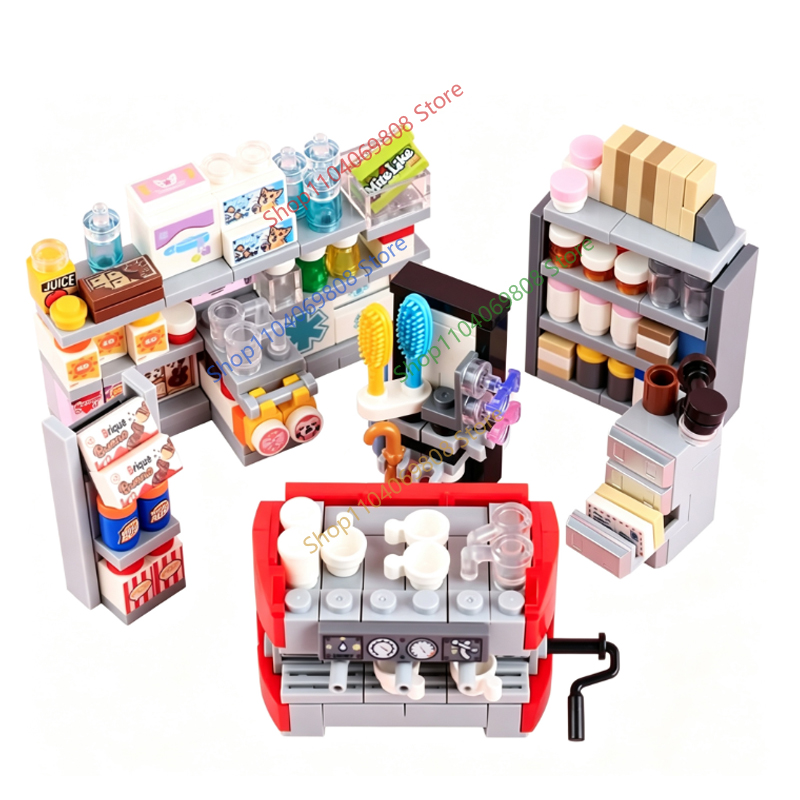 MOC City Food Building Blocks  - Lego Set City ulasan dan harga