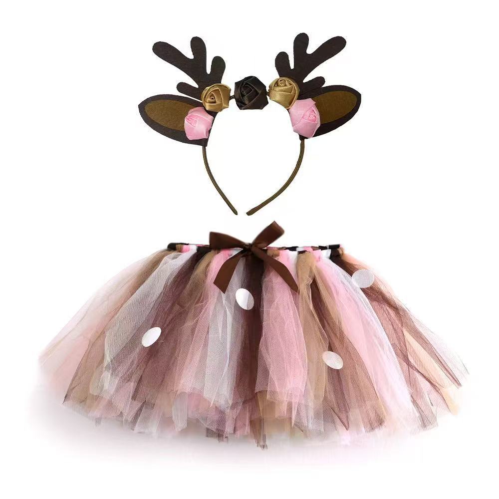 Rok Tutu Rusa Berbulu untuk Pe - Reindeer Antlers Headband ulasan dan harga