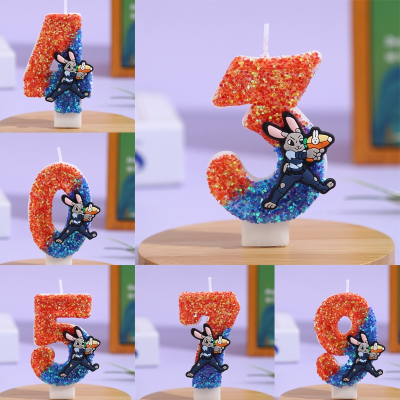 Lilin Ulang Tahun 3D Bertema Z - Holiday Candle Set ulasan dan harga