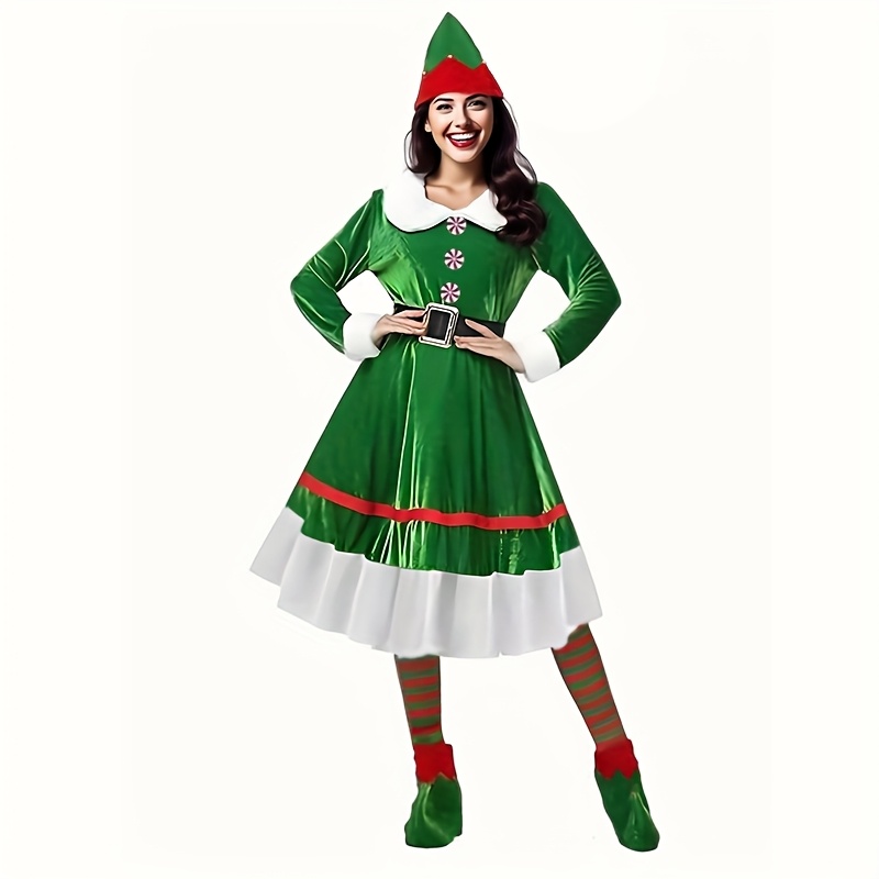 5 Buah Set Kostum Elf Natal un - Elf Costume Christmas ulasan dan harga