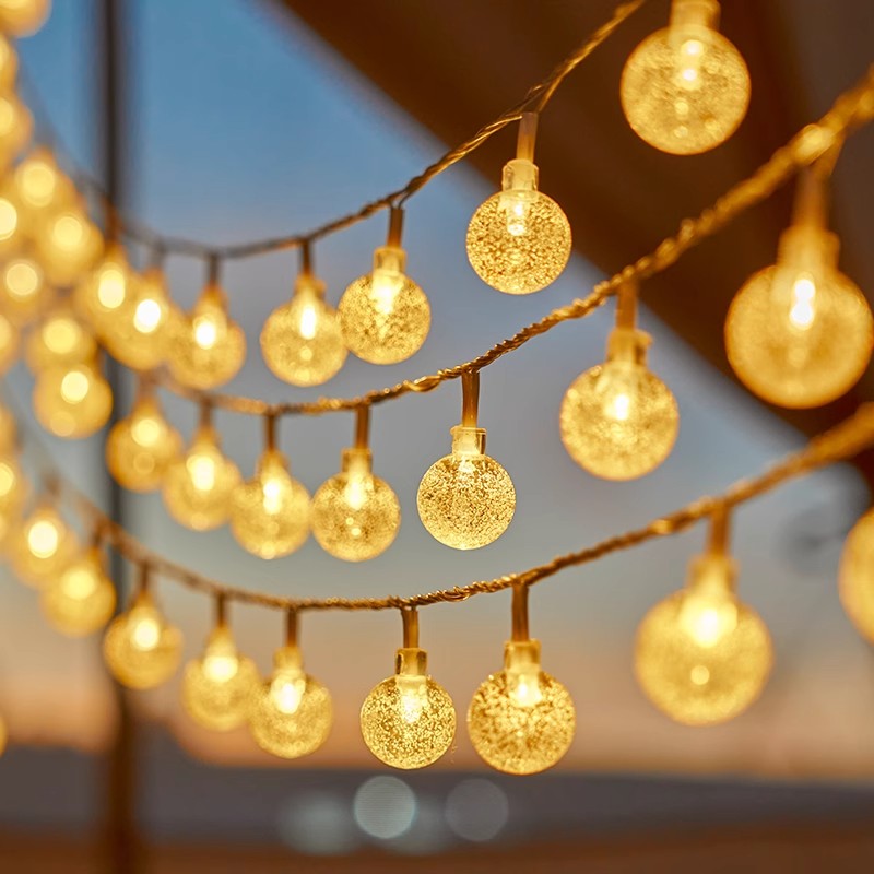 Lampu Tali Bola Gelembung Taha - Christmas Lights Outdoor ulasan dan harga