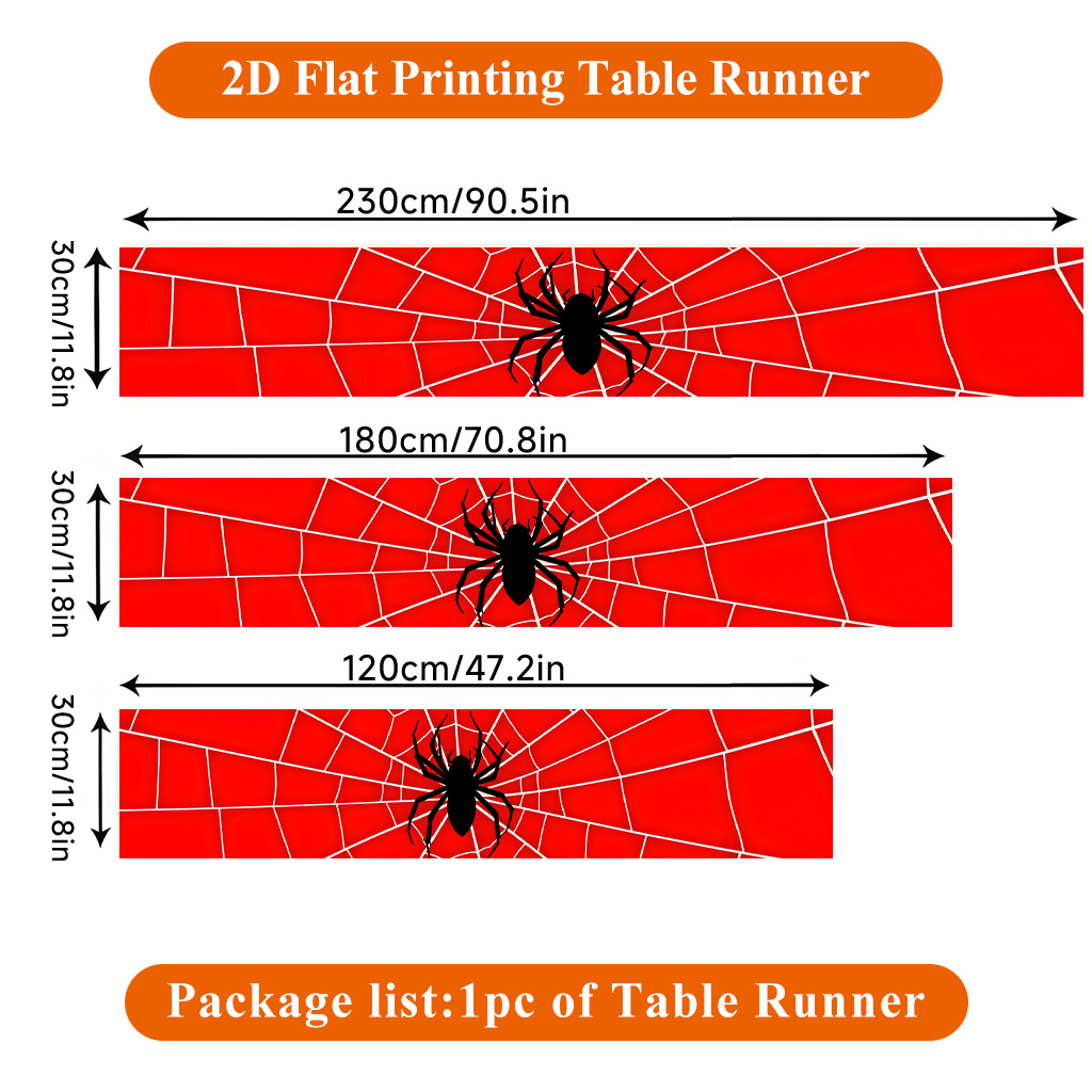 1 Buah Jaring Laba-laba dengan - Christmas Table Runner ulasan dan harga