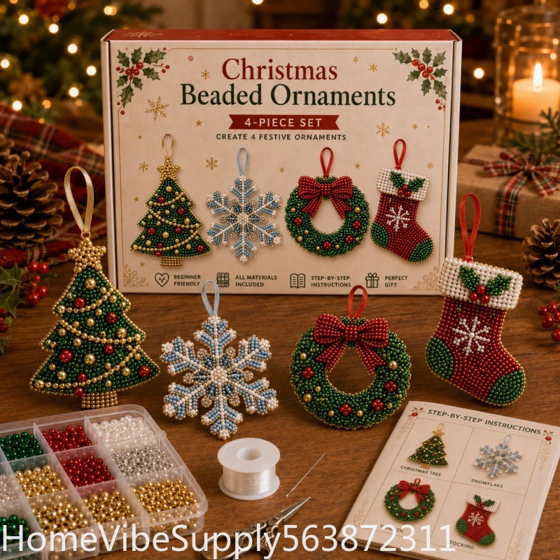 4 Buah Kit Kerajinan Tangan DI - Christmas Stocking Hanging ulasan dan harga