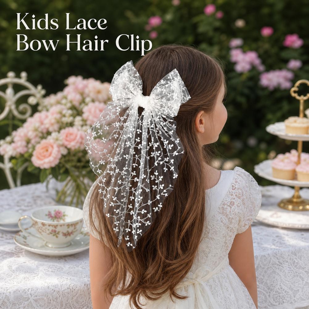Jepit Rambut Pita Renda Kawaii - Ribbon Bow Gift ulasan dan harga